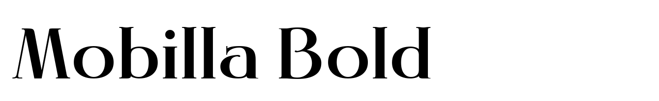 Mobilla Bold